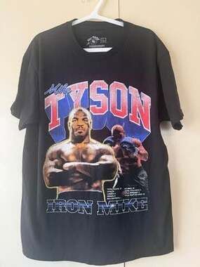 Rap Tees Mike Tyson Collection Iron Mike Boxing Shirt vintage